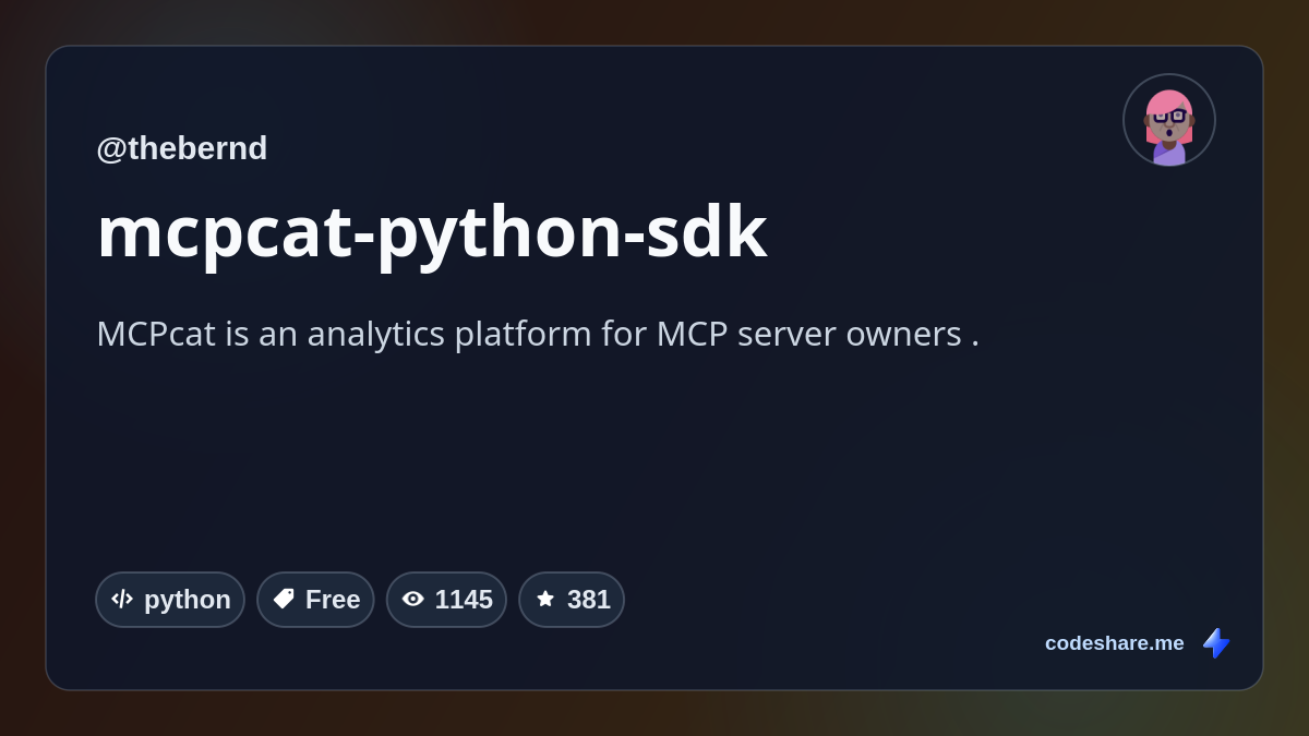 mcpcat-python-sdk