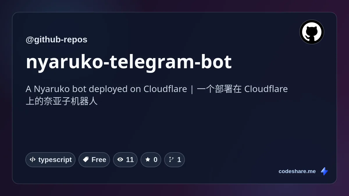 nyaruko-telegram-bot