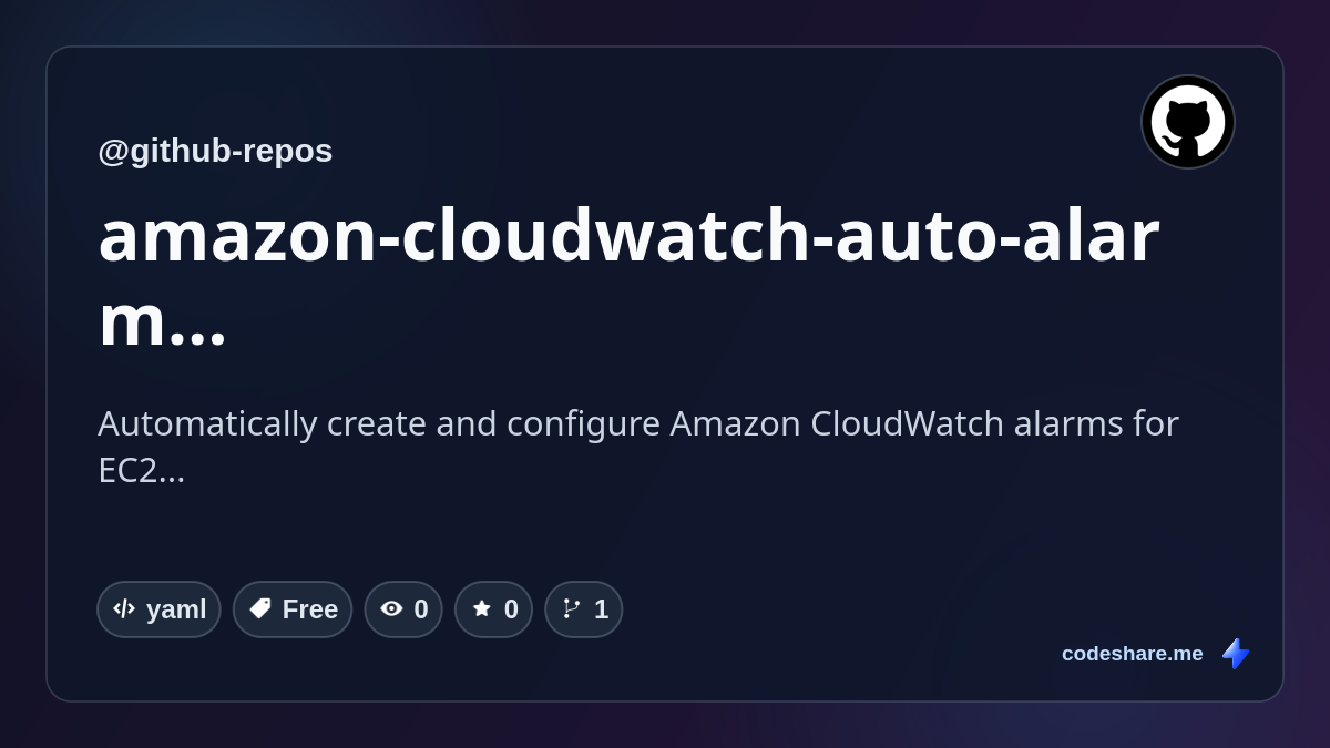 amazon-cloudwatch-auto-alarms