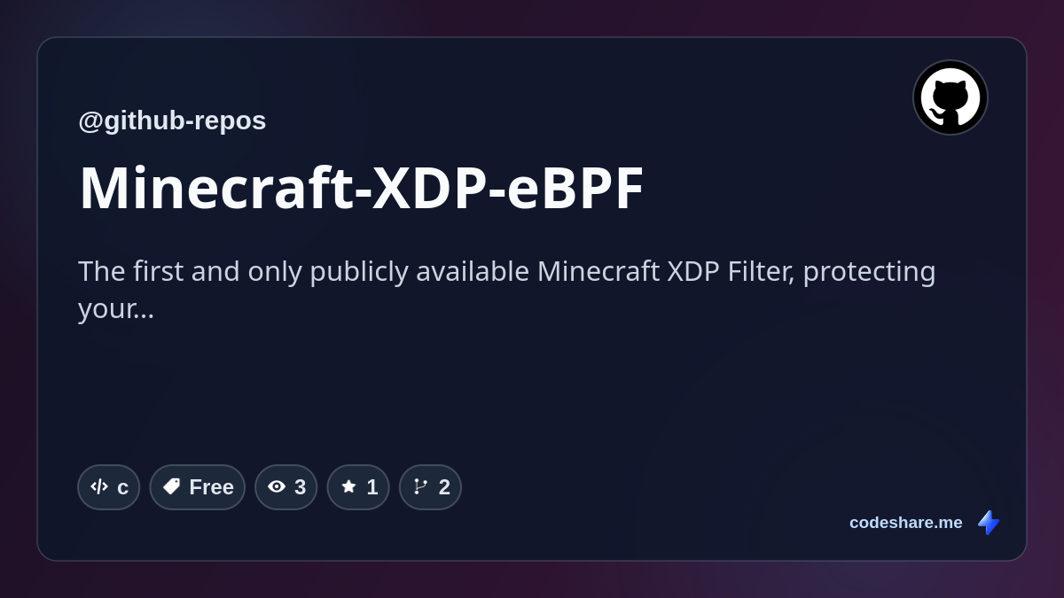 Minecraft-XDP-eBPF