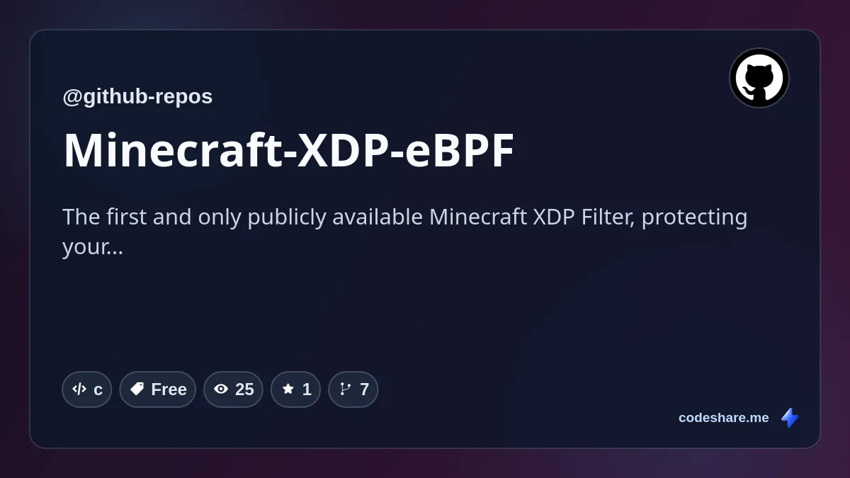 Minecraft-XDP-eBPF