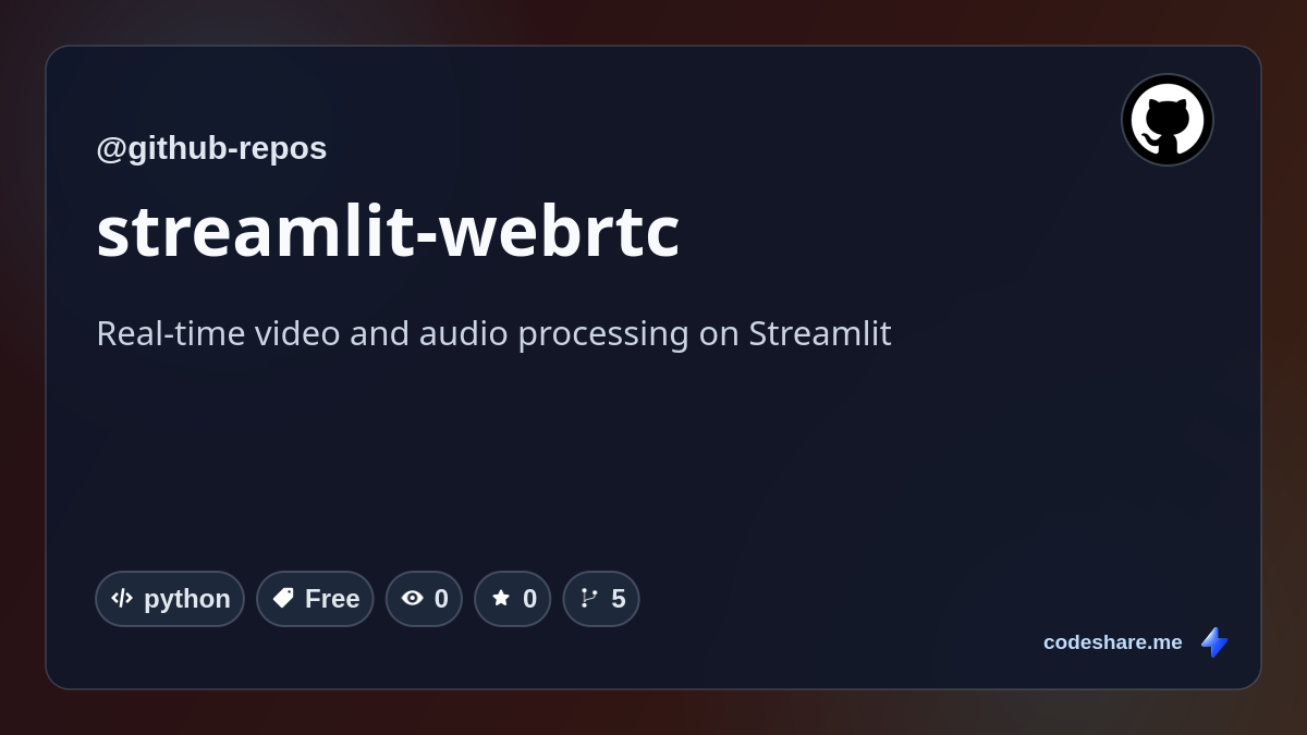 streamlit-webrtc
