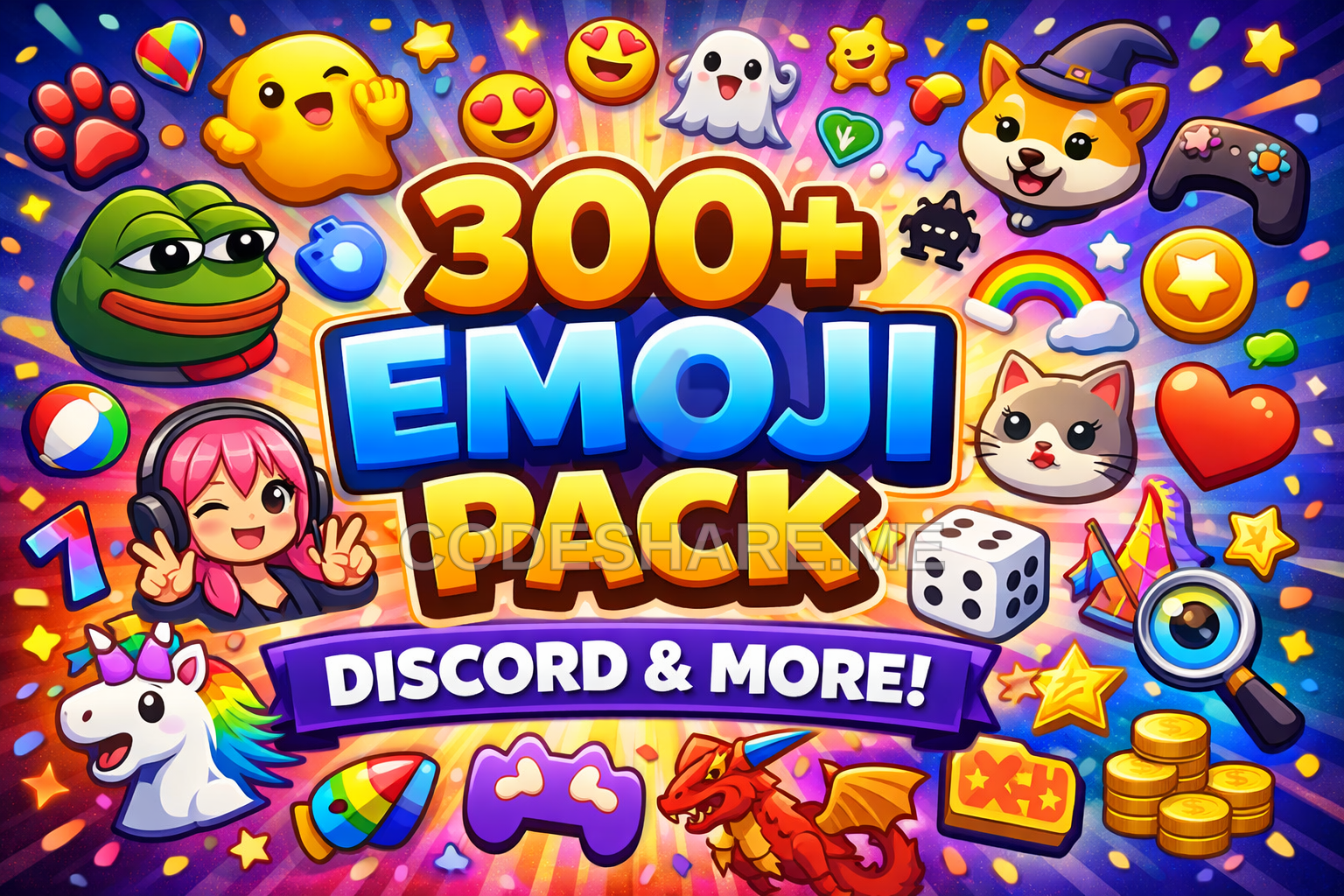 DISCORD EMOJI PACK 4000 EMOJIS & ICONS | 300 DIFFERENT EMOJI TYPES!